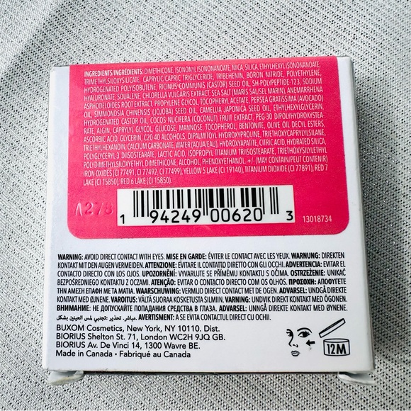 🎉2xHP! BUXOM ✨NWT✨ Plump Shot Collagen Peptides Plumping Blush Tickled Pink - Picture 5 of 6